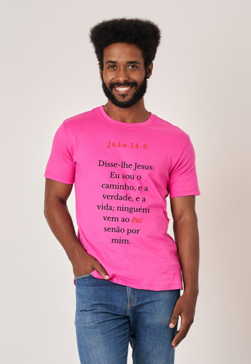 João 14:6 — Camiseta — Texto Preto